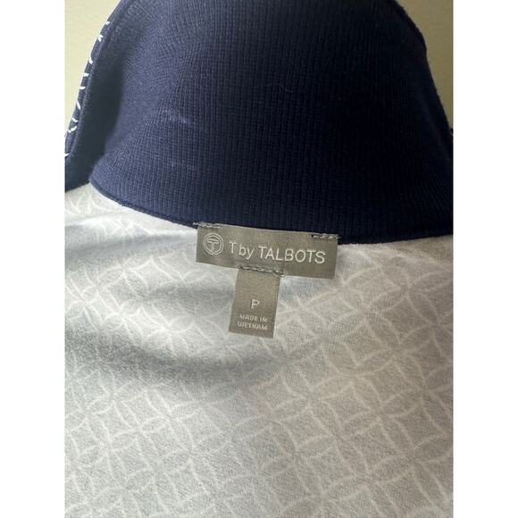 T By Talbots Zip Up Sweatshirt Jacket Size P - Picture 6 of 6